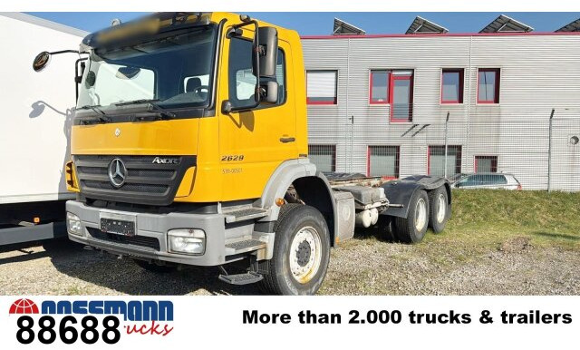 Mercedes-Benz Axor 2629 K 6x4, PTO, Steel, Manual, 6-Zylinder - Kamion-šasija: slika Mercedes-Benz Axor 2629 K 6x4, PTO, Steel, Manual, 6-Zylinder - Kamion-šasija Mercedes-Benz Axor 2629 K 6x4, PTO, Steel, Manual, 6-Zylinder - Kamion-šasija: slika Mercedes-Benz Axor 2629 K 6x4, PTO, Steel, Manual, 6-Zylinder - Kamion-šasija