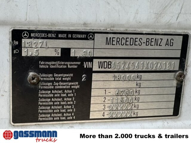 Mercedes-Benz SK 1827L 4x2 - Kamion s otvorenim sandukom: slika Mercedes-Benz SK 1827L 4x2 - Kamion s otvorenim sandukom Mercedes-Benz SK 1827L 4x2 - Kamion s otvorenim sandukom: slika Mercedes-Benz SK 1827L 4x2 - Kamion s otvorenim sandukom