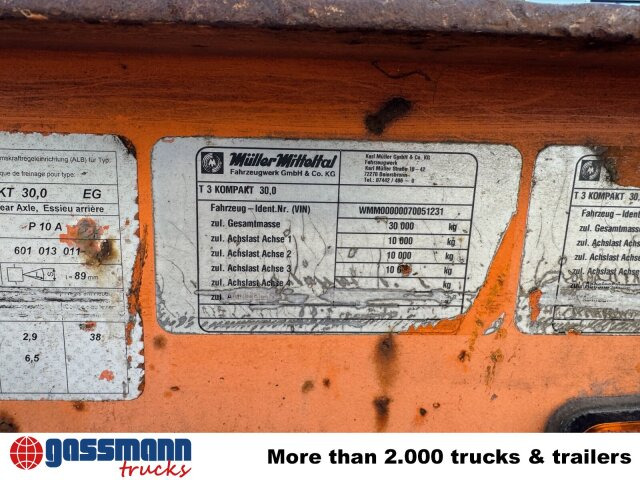 Müller-Mitteltal T 3 Kompakt 30,0, Hydr. Rampen, Verbr. auf 3m - Prikolica s niskim utovarivačem: slika Müller-Mitteltal T 3 Kompakt 30,0, Hydr. Rampen, Verbr. auf 3m - Prikolica s niskim utovarivačem Müller-Mitteltal T 3 Kompakt 30,0, Hydr. Rampen, Verbr. auf 3m - Prikolica s niskim utovarivačem: slika Müller-Mitteltal T 3 Kompakt 30,0, Hydr. Rampen, Verbr. auf 3m - Prikolica s niskim utovarivačem