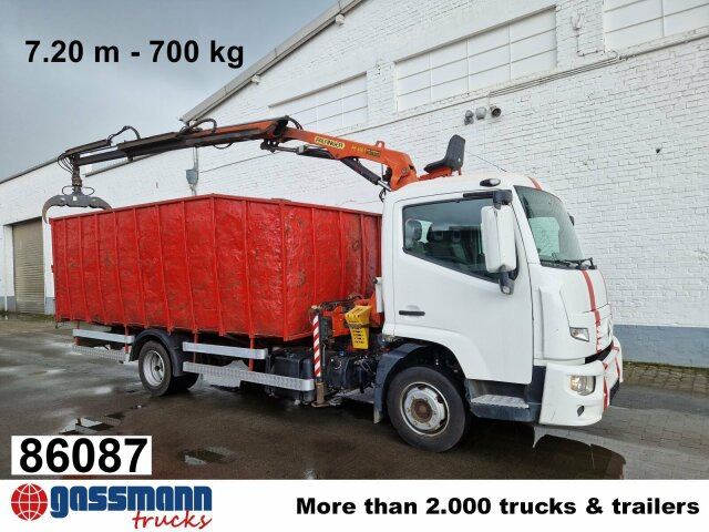 Renault D 180.75 4x2 mit Kran Palfinger PK6001 - Kamion s otvorenim sandukom, Kamion s kranom: slika Renault D 180.75 4x2 mit Kran Palfinger PK6001 - Kamion s otvorenim sandukom, Kamion s kranom Renault D 180.75 4x2 mit Kran Palfinger PK6001 - Kamion s otvorenim sandukom, Kamion s kranom: slika Renault D 180.75 4x2 mit Kran Palfinger PK6001 - Kamion s otvorenim sandukom, Kamion s kranom