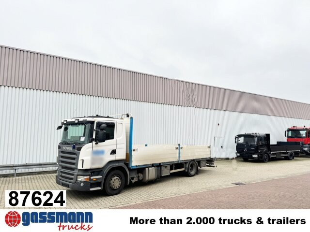 Scania R380 DB 4x2 MNA, Platz für Heckkran, 2x AHK - Kamion s otvorenim sandukom: slika Scania R380 DB 4x2 MNA, Platz für Heckkran, 2x AHK - Kamion s otvorenim sandukom Scania R380 DB 4x2 MNA, Platz für Heckkran, 2x AHK - Kamion s otvorenim sandukom: slika Scania R380 DB 4x2 MNA, Platz für Heckkran, 2x AHK - Kamion s otvorenim sandukom