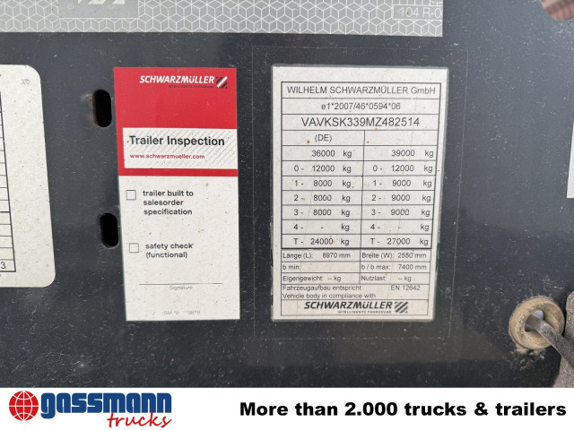 Kiper poluprikolica Schwarzmüller K-Serie Kippauflieger, Hardoxmulde ca. 24/26m³,: slika Kiper poluprikolica Schwarzmüller K-Serie Kippauflieger, Hardoxmulde ca. 24/26m³, Kiper poluprikolica Schwarzmüller K-Serie Kippauflieger, Hardoxmulde ca. 24/26m³,: slika Kiper poluprikolica Schwarzmüller K-Serie Kippauflieger, Hardoxmulde ca. 24/26m³,