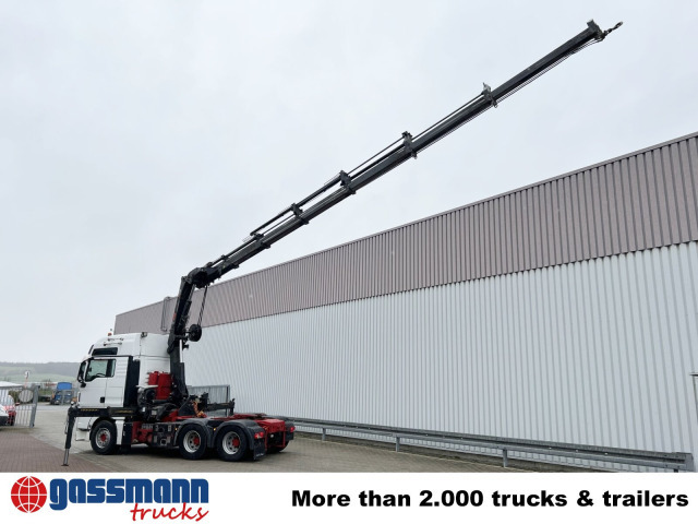 Tegljač MAN TGX 26.480 6x4 BLS mit Kran Hiab 288E-6 Hipro,: slika Tegljač MAN TGX 26.480 6x4 BLS mit Kran Hiab 288E-6 Hipro,