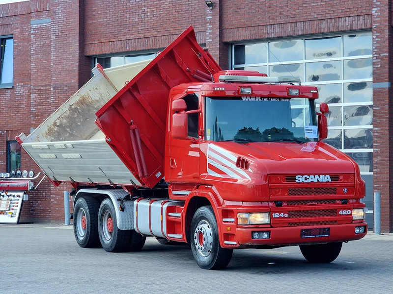 Scania T124-420 6x4 - Tipper - Retarder - Full steel - HUB Reduction - Manual gearbox - Kiper: slika Scania T124-420 6x4 - Tipper - Retarder - Full steel - HUB Reduction - Manual gearbox - Kiper Scania T124-420 6x4 - Tipper - Retarder - Full steel - HUB Reduction - Manual gearbox - Kiper: slika Scania T124-420 6x4 - Tipper - Retarder - Full steel - HUB Reduction - Manual gearbox - Kiper
