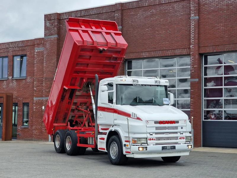 Scania T124-470 6x2 - Tipper - Manual gearbox - Full steel - Robson Drive - New Engine - Torpedo/Hauber - Kiper: slika Scania T124-470 6x2 - Tipper - Manual gearbox - Full steel - Robson Drive - New Engine - Torpedo/Hauber - Kiper Scania T124-470 6x2 - Tipper - Manual gearbox - Full steel - Robson Drive - New Engine - Torpedo/Hauber - Kiper: slika Scania T124-470 6x2 - Tipper - Manual gearbox - Full steel - Robson Drive - New Engine - Torpedo/Hauber - Kiper