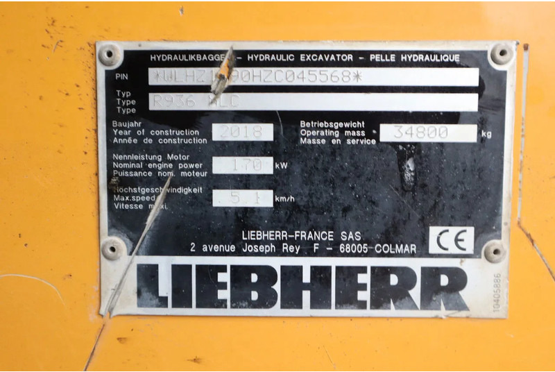 Bager za rušenje Liebherr R936 NLC | STRAIGHT BOOM | MAGNET GEN | OILQUICK: slika Bager za rušenje Liebherr R936 NLC | STRAIGHT BOOM | MAGNET GEN | OILQUICK