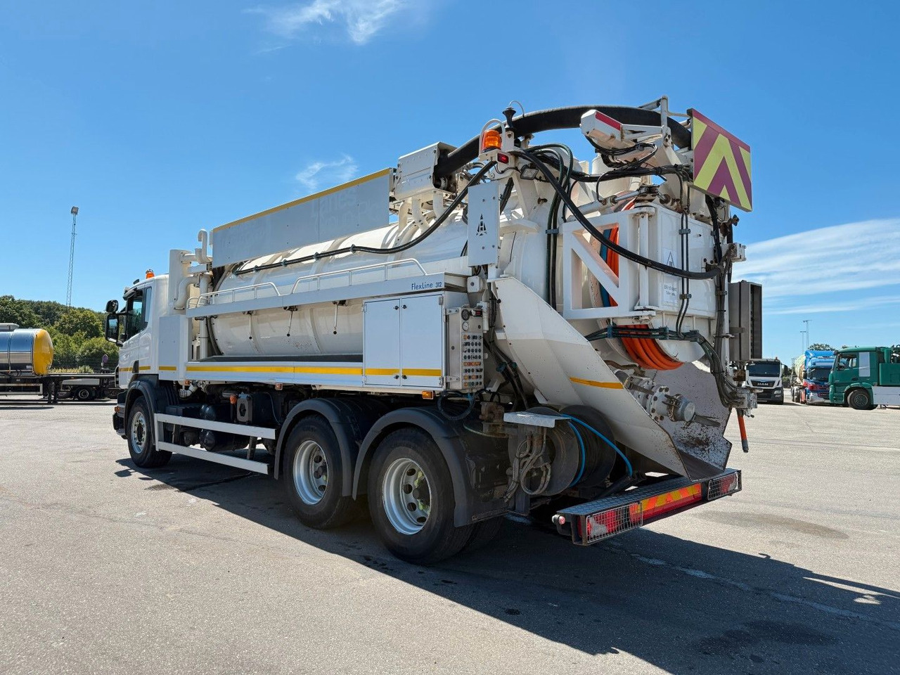 Scania P360 6x4 RHD Hvidtved Larsen FlexLine 312 - Vakum kamion: slika Scania P360 6x4 RHD Hvidtved Larsen FlexLine 312 - Vakum kamion Scania P360 6x4 RHD Hvidtved Larsen FlexLine 312 - Vakum kamion: slika Scania P360 6x4 RHD Hvidtved Larsen FlexLine 312 - Vakum kamion