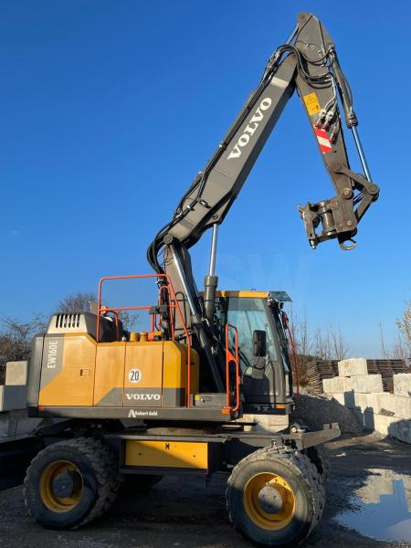 Volvo EW160E - Bager na kotačima: slika Volvo EW160E - Bager na kotačima Volvo EW160E - Bager na kotačima: slika Volvo EW160E - Bager na kotačima