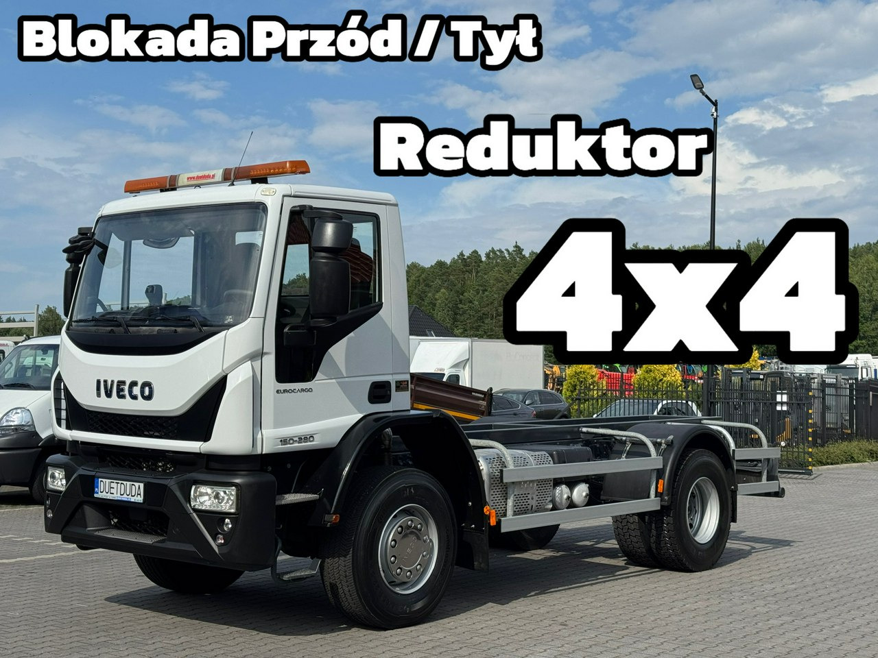 Iveco Eurocargo 150-280 Rama 550cm Napęd 4x4 Reduktor + Blokady - Kamion-šasija: slika Iveco Eurocargo 150-280 Rama 550cm Napęd 4x4 Reduktor + Blokady - Kamion-šasija Iveco Eurocargo 150-280 Rama 550cm Napęd 4x4 Reduktor + Blokady - Kamion-šasija: slika Iveco Eurocargo 150-280 Rama 550cm Napęd 4x4 Reduktor + Blokady - Kamion-šasija