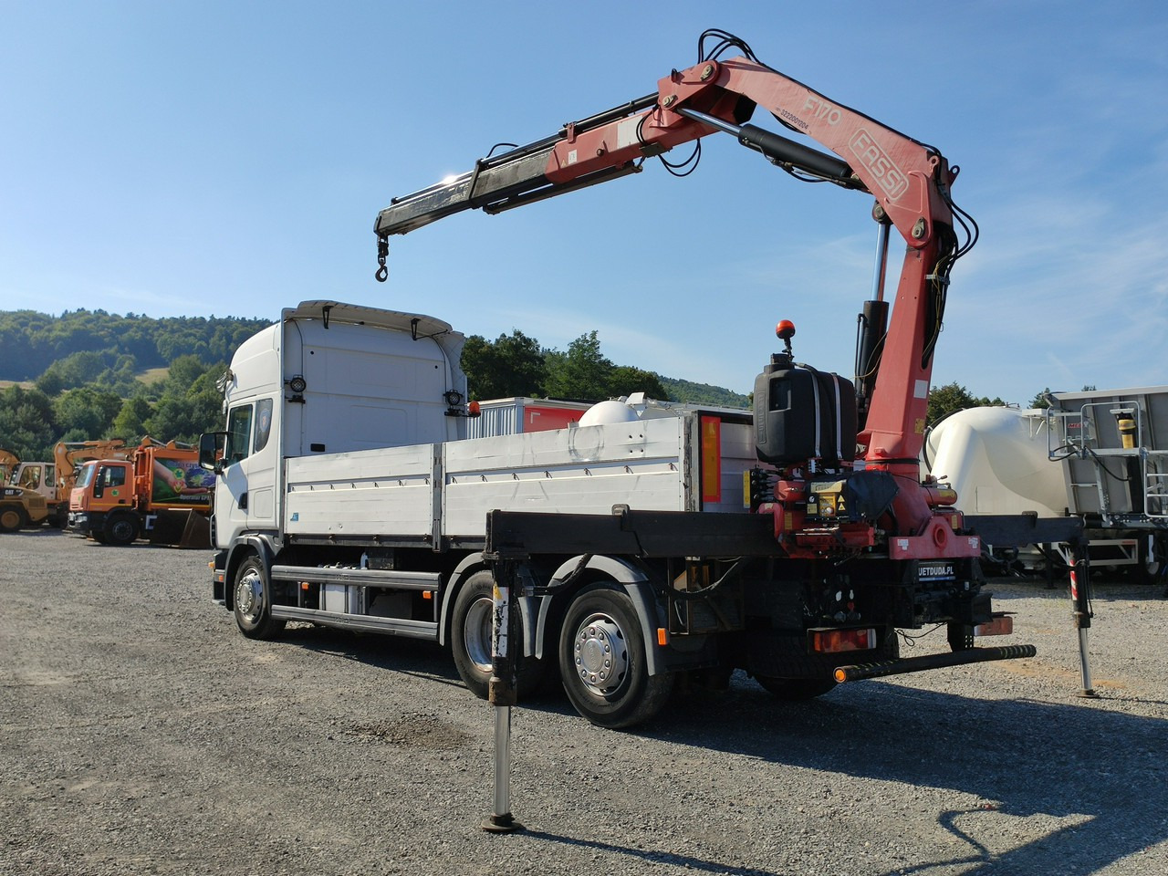 Scania 124L 420 6x2 Retarder HDS FASSI F170 Budowlanka - Kamion s otvorenim sandukom, Kamion s kranom: slika Scania 124L 420 6x2 Retarder HDS FASSI F170 Budowlanka - Kamion s otvorenim sandukom, Kamion s kranom Scania 124L 420 6x2 Retarder HDS FASSI F170 Budowlanka - Kamion s otvorenim sandukom, Kamion s kranom: slika Scania 124L 420 6x2 Retarder HDS FASSI F170 Budowlanka - Kamion s otvorenim sandukom, Kamion s kranom