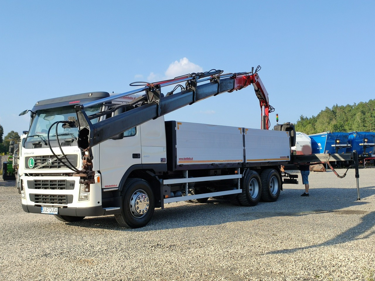 Kamion s otvorenim sandukom, Kamion s kranom Volvo FM 440 6x4 HDS FASSI F170 Składany w Literę Z: slika Kamion s otvorenim sandukom, Kamion s kranom Volvo FM 440 6x4 HDS FASSI F170 Składany w Literę Z