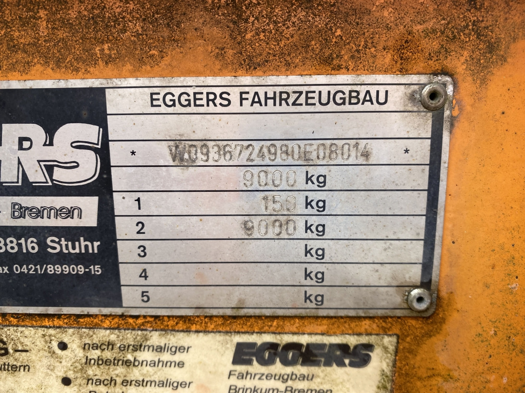 Eggers ZX 9E / für Ballastgewichte - Prikolica plato/ Otvoreni sanduk: slika Eggers ZX 9E / für Ballastgewichte - Prikolica plato/ Otvoreni sanduk Eggers ZX 9E / für Ballastgewichte - Prikolica plato/ Otvoreni sanduk: slika Eggers ZX 9E / für Ballastgewichte - Prikolica plato/ Otvoreni sanduk