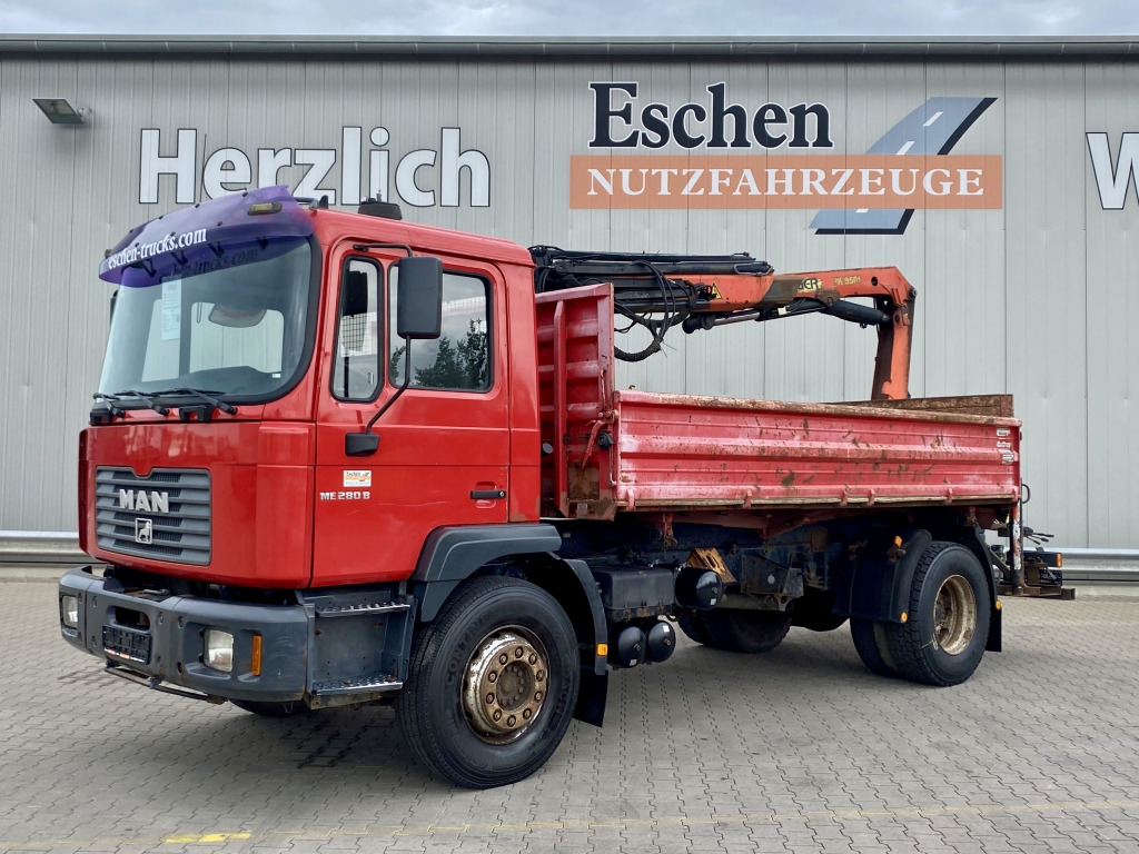 MAN 18.285 MC / Palfinger PK 9501 - Kiper, Kamion s kranom: slika MAN 18.285 MC / Palfinger PK 9501 - Kiper, Kamion s kranom MAN 18.285 MC / Palfinger PK 9501 - Kiper, Kamion s kranom: slika MAN 18.285 MC / Palfinger PK 9501 - Kiper, Kamion s kranom