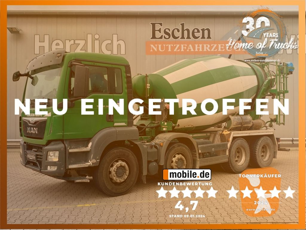 MAN TGS 32.360 8x4 BB | 9m³ Stetter*Navi*HU 06/2026 - Automješalica: slika MAN TGS 32.360 8x4 BB | 9m³ Stetter*Navi*HU 06/2026 - Automješalica MAN TGS 32.360 8x4 BB | 9m³ Stetter*Navi*HU 06/2026 - Automješalica: slika MAN TGS 32.360 8x4 BB | 9m³ Stetter*Navi*HU 06/2026 - Automješalica
