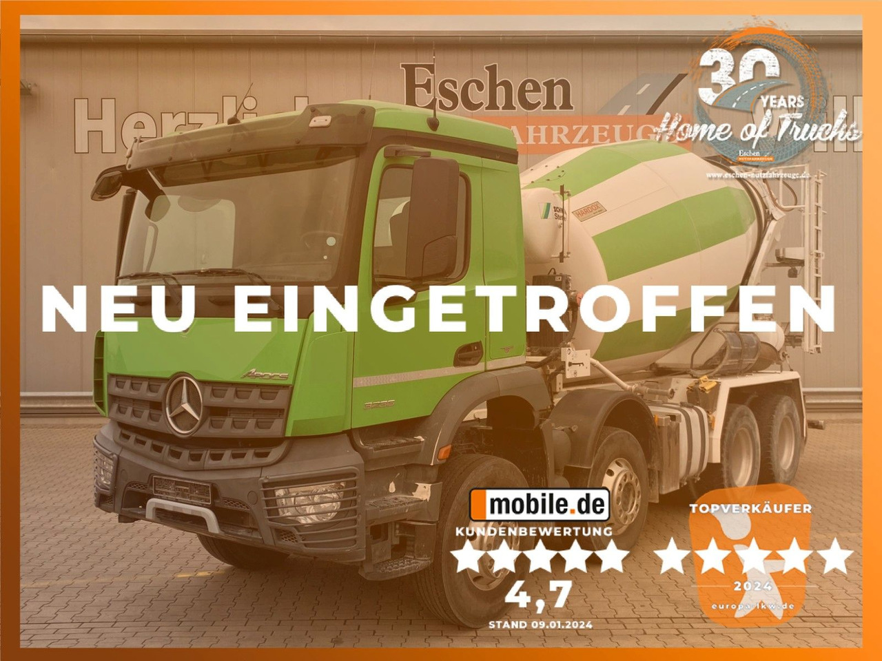 Mercedes-Benz 3236 Arocs | 9m³ Stetter*Klima*Navi*Blatt*1.Hand - Automješalica: slika Mercedes-Benz 3236 Arocs | 9m³ Stetter*Klima*Navi*Blatt*1.Hand - Automješalica Mercedes-Benz 3236 Arocs | 9m³ Stetter*Klima*Navi*Blatt*1.Hand - Automješalica: slika Mercedes-Benz 3236 Arocs | 9m³ Stetter*Klima*Navi*Blatt*1.Hand - Automješalica