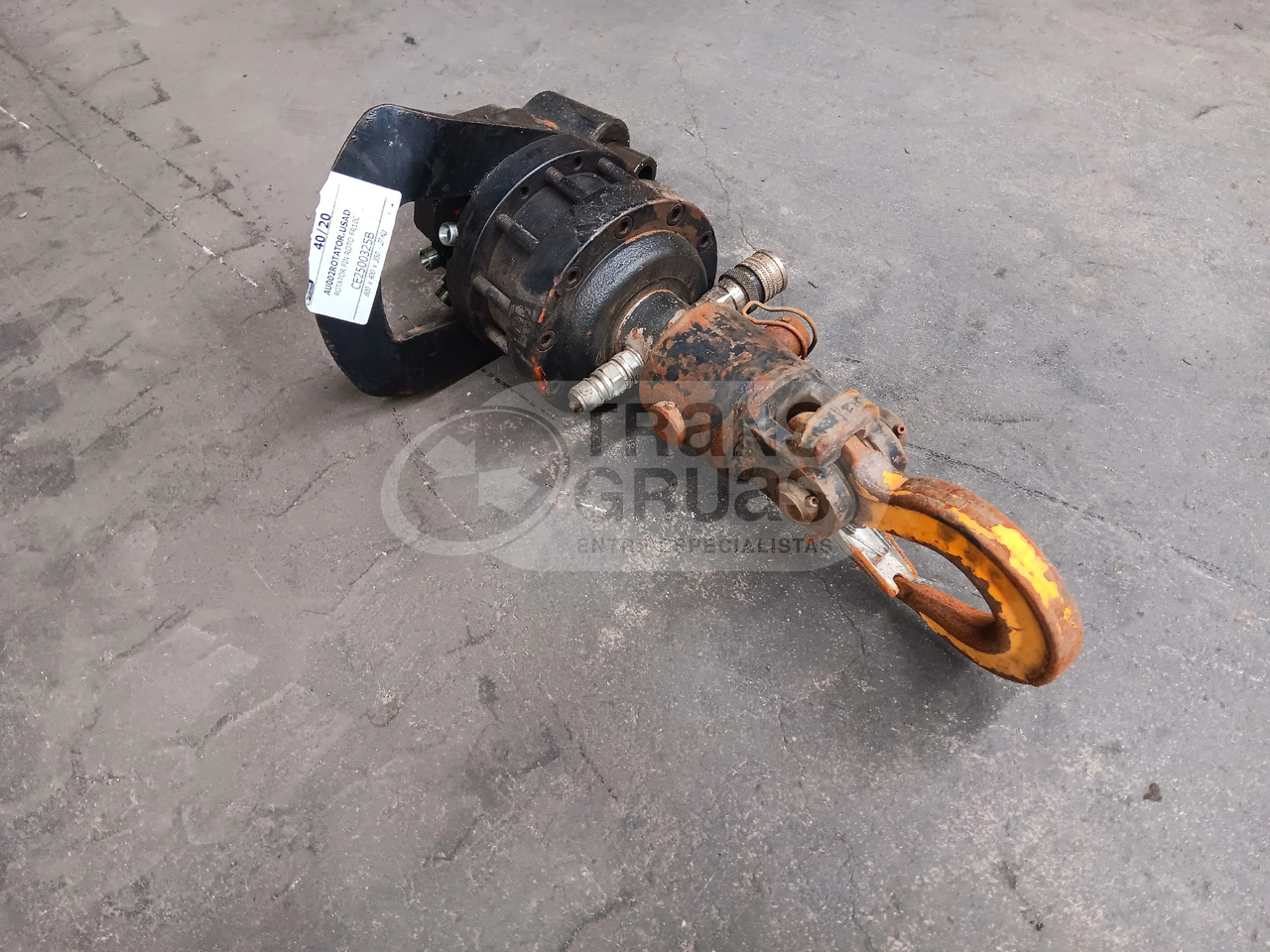 Rotator ocasión 4.000 kg - Priključak: slika Rotator ocasión 4.000 kg - Priključak Rotator ocasión 4.000 kg - Priključak: slika Rotator ocasión 4.000 kg - Priključak