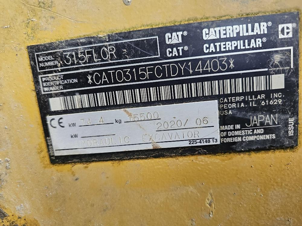 Cat 315 F LCR - Bager gusjeničar: slika Cat 315 F LCR - Bager gusjeničar Cat 315 F LCR - Bager gusjeničar: slika Cat 315 F LCR - Bager gusjeničar