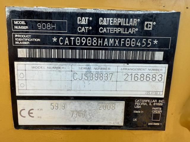Cat 908 H - Utovarivač na kotačima: slika Cat 908 H - Utovarivač na kotačima Cat 908 H - Utovarivač na kotačima: slika Cat 908 H - Utovarivač na kotačima