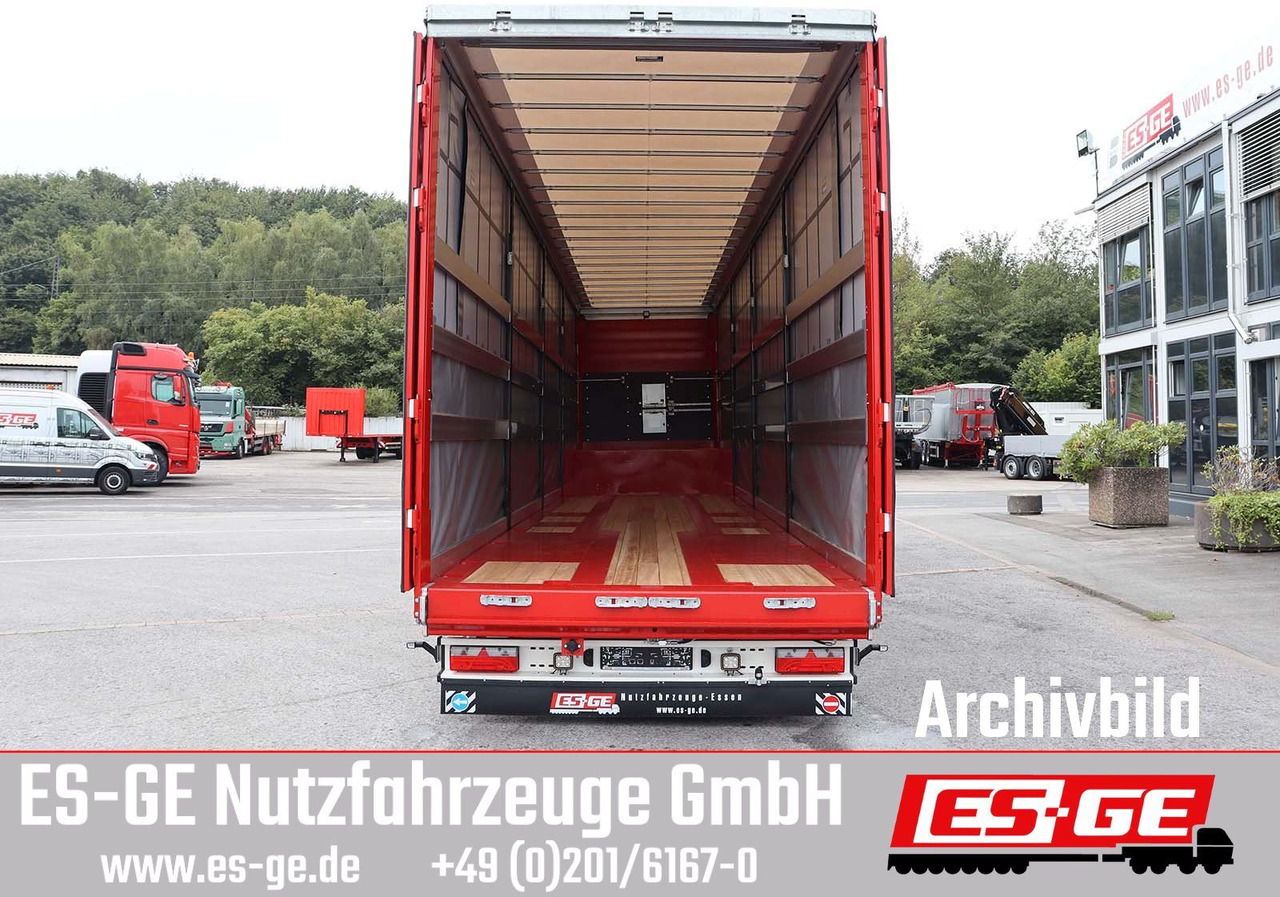 Poluprikolica s niskim utovarivačem ES-GE 4-Achs-Satteltieflader mit Curtainsider-Aufbau: slika Poluprikolica s niskim utovarivačem ES-GE 4-Achs-Satteltieflader mit Curtainsider-Aufbau