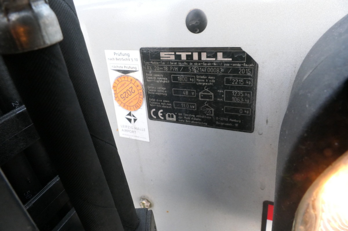 Prijenosni viličar STILL RX 20-18P/H 4-RAD Lange Gabeln!: slika Prijenosni viličar STILL RX 20-18P/H 4-RAD Lange Gabeln!