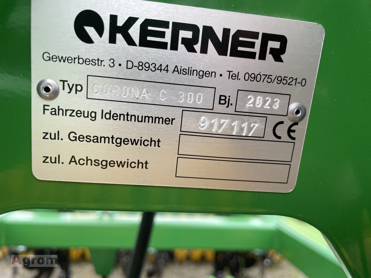 Novi Kultivator Kerner Sternradgrubber Corona C 300: slika Novi Kultivator Kerner Sternradgrubber Corona C 300