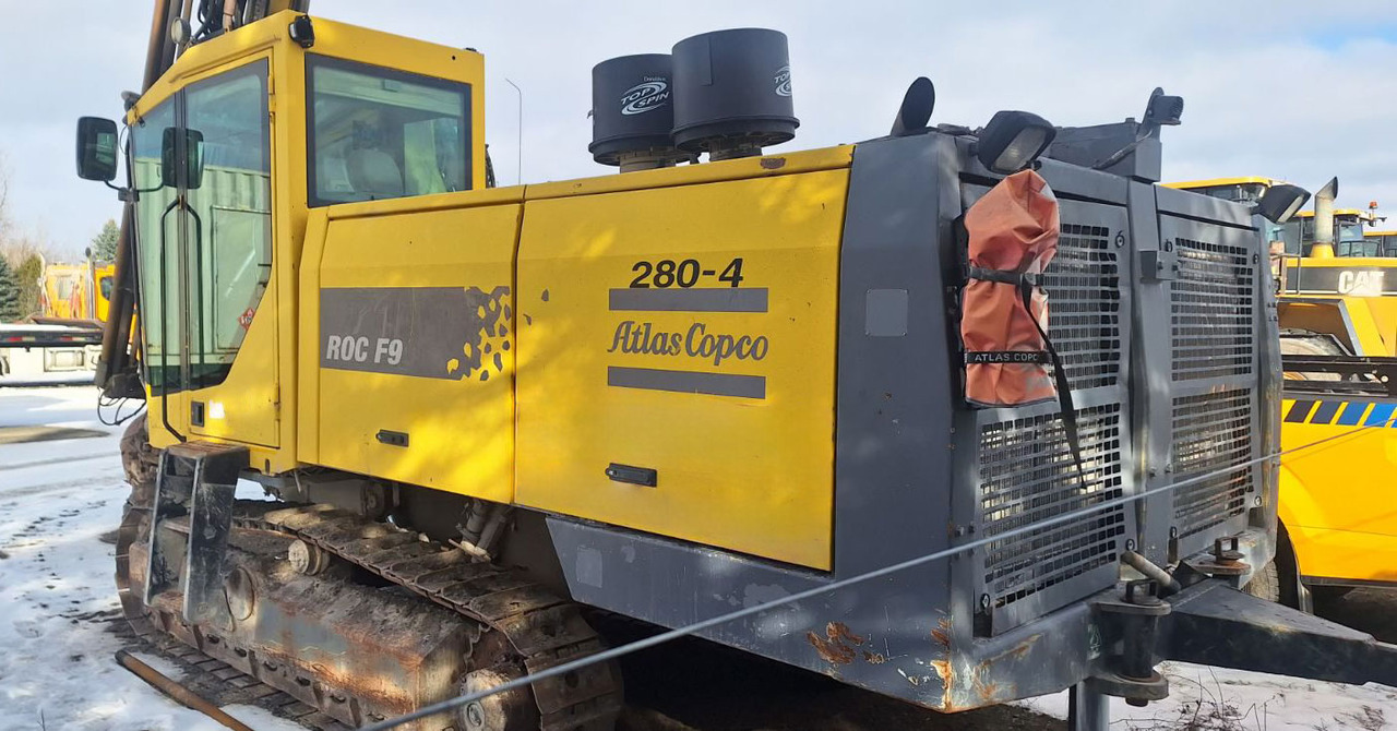 Atlas Copco ROC F9 - Platforma za bušenje: slika Atlas Copco ROC F9 - Platforma za bušenje Atlas Copco ROC F9 - Platforma za bušenje: slika Atlas Copco ROC F9 - Platforma za bušenje