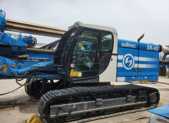 Soilmec SR-45 - Zabijač stupova: slika Soilmec SR-45 - Zabijač stupova Soilmec SR-45 - Zabijač stupova: slika Soilmec SR-45 - Zabijač stupova