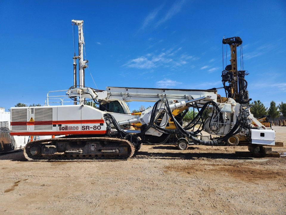 Soilmec SR-80 - Zabijač stupova: slika Soilmec SR-80 - Zabijač stupova Soilmec SR-80 - Zabijač stupova: slika Soilmec SR-80 - Zabijač stupova