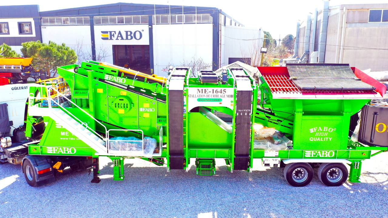 Novi Screener FABO ME 1645 SERIES MOBILE SAND SCREENING PLANT: slika Novi Screener FABO ME 1645 SERIES MOBILE SAND SCREENING PLANT