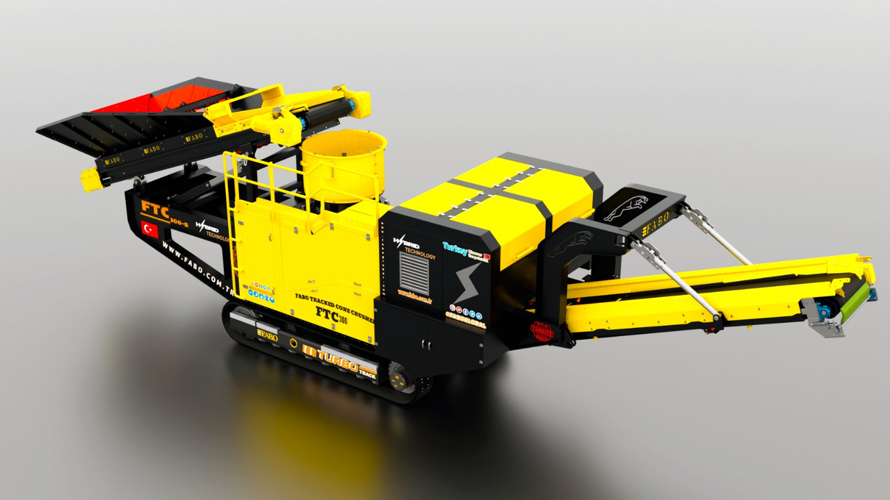 Novi Mobilna drobilica FABO Mobile crusher: slika Novi Mobilna drobilica FABO Mobile crusher