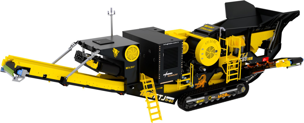 Novi Mobilna drobilica FABO Mobile crusher: slika Novi Mobilna drobilica FABO Mobile crusher