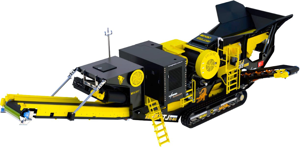 Novi Mobilna drobilica FABO Mobile crusher: slika Novi Mobilna drobilica FABO Mobile crusher