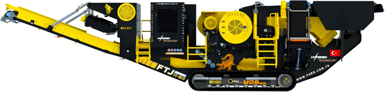 Novi Mobilna drobilica FABO Mobile crusher: slika Novi Mobilna drobilica FABO Mobile crusher