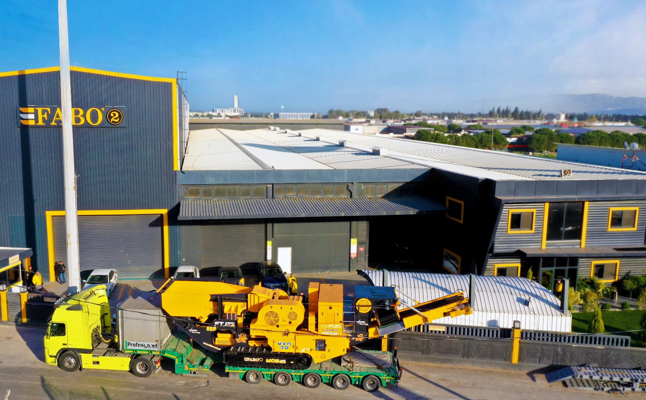 Novi Mobilna drobilica FABO Mobile crusher: slika Novi Mobilna drobilica FABO Mobile crusher