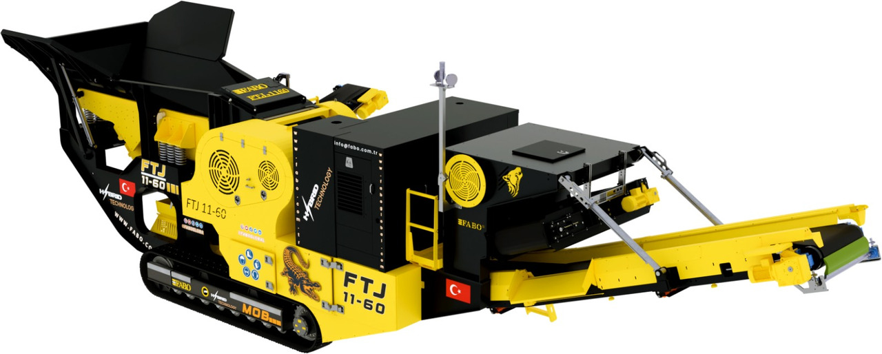 Novi Mobilna drobilica FABO Mobile crusher: slika Novi Mobilna drobilica FABO Mobile crusher