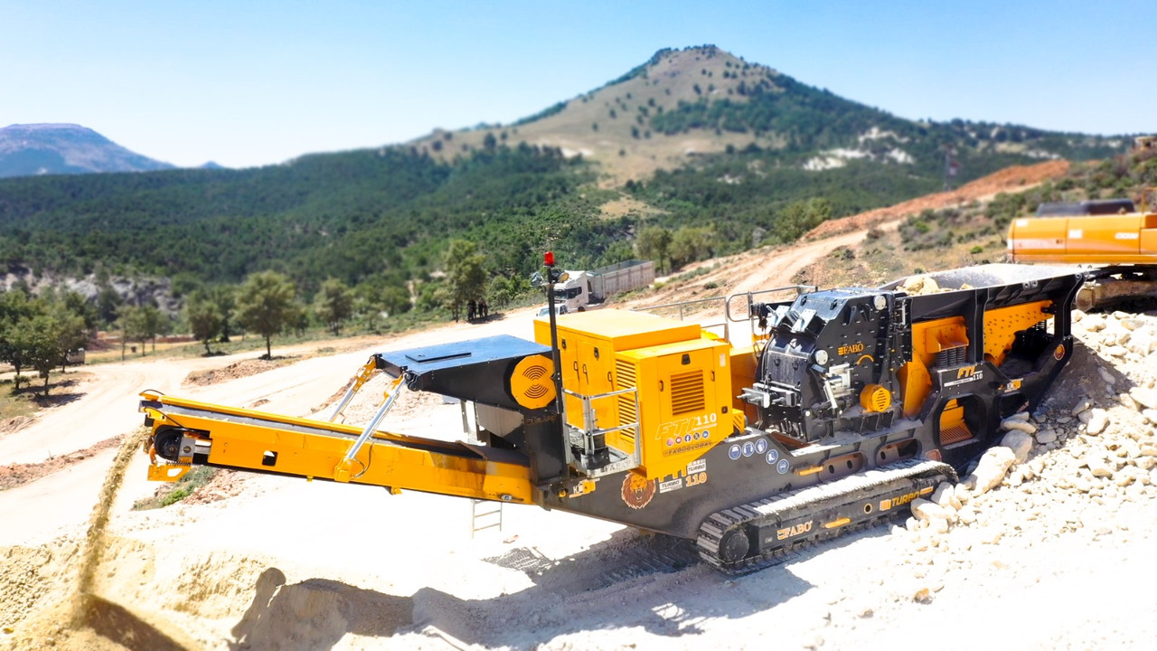 Novi Mobilna drobilica FABO Mobile crusher: slika Novi Mobilna drobilica FABO Mobile crusher