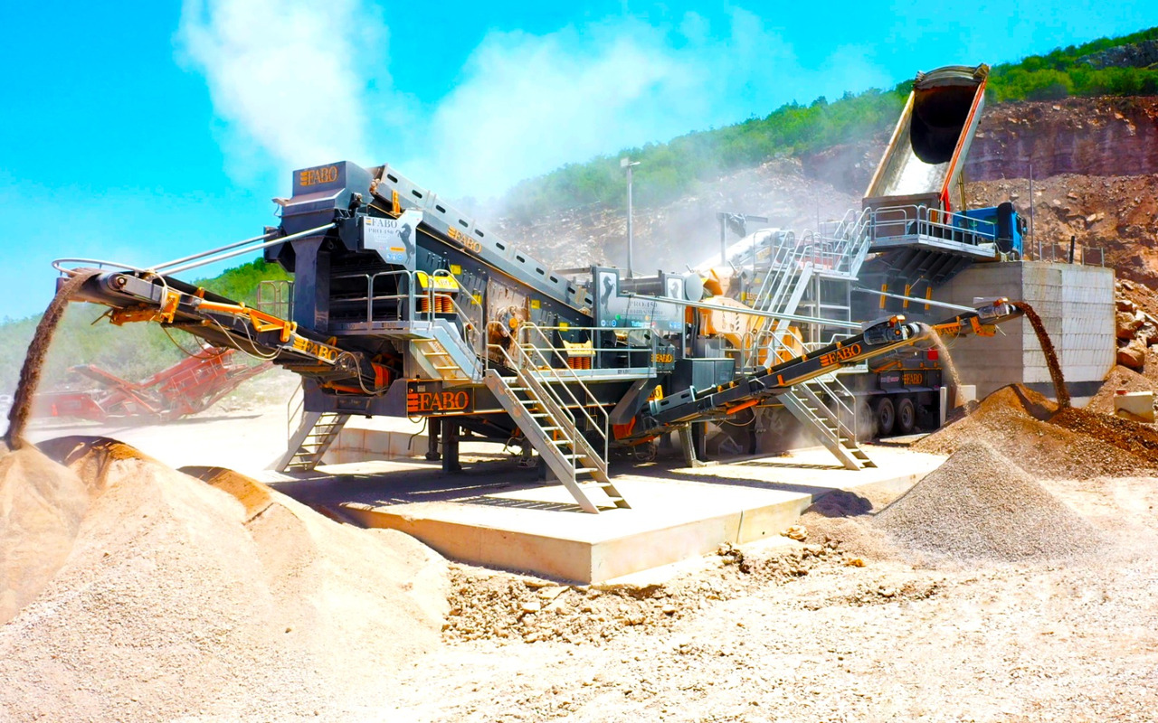 FABO mining machinery - crushing plant - Rudarski strojevi: slika FABO mining machinery - crushing plant - Rudarski strojevi FABO mining machinery - crushing plant - Rudarski strojevi: slika FABO mining machinery - crushing plant - Rudarski strojevi