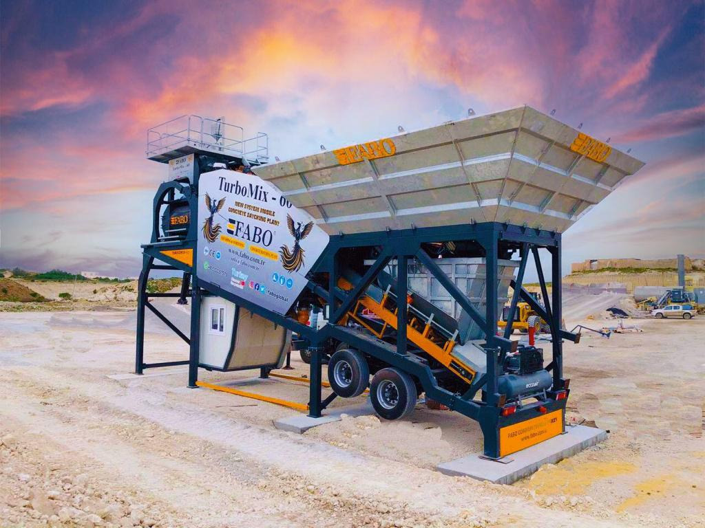 FABO mobile concrete batching plant - Betonara: slika FABO mobile concrete batching plant - Betonara FABO mobile concrete batching plant - Betonara: slika FABO mobile concrete batching plant - Betonara