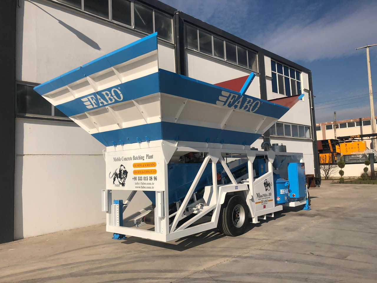 FABO mobile concrete batching plant - Betonara: slika FABO mobile concrete batching plant - Betonara FABO mobile concrete batching plant - Betonara: slika FABO mobile concrete batching plant - Betonara