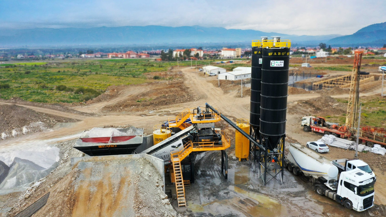 FABO mobile concrete batching plant - Betonara: slika FABO mobile concrete batching plant - Betonara FABO mobile concrete batching plant - Betonara: slika FABO mobile concrete batching plant - Betonara