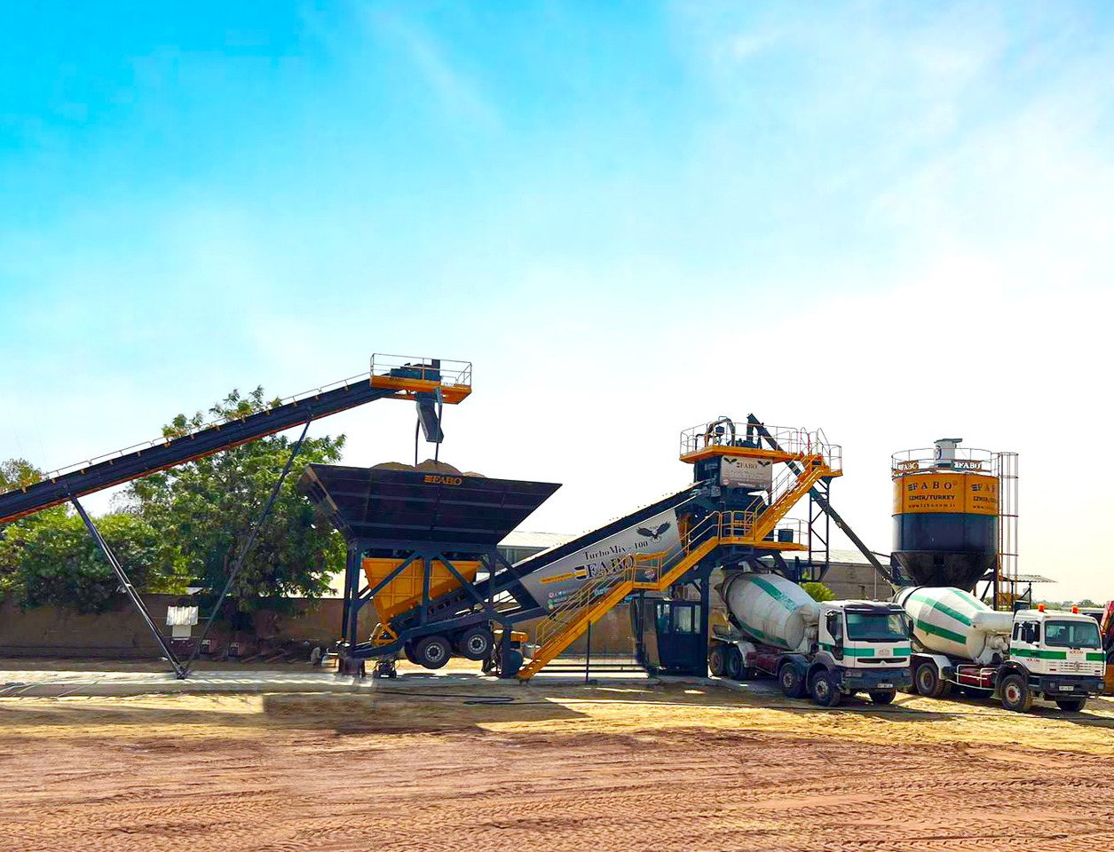 FABO mobile concrete batching plant - Betonara: slika FABO mobile concrete batching plant - Betonara FABO mobile concrete batching plant - Betonara: slika FABO mobile concrete batching plant - Betonara