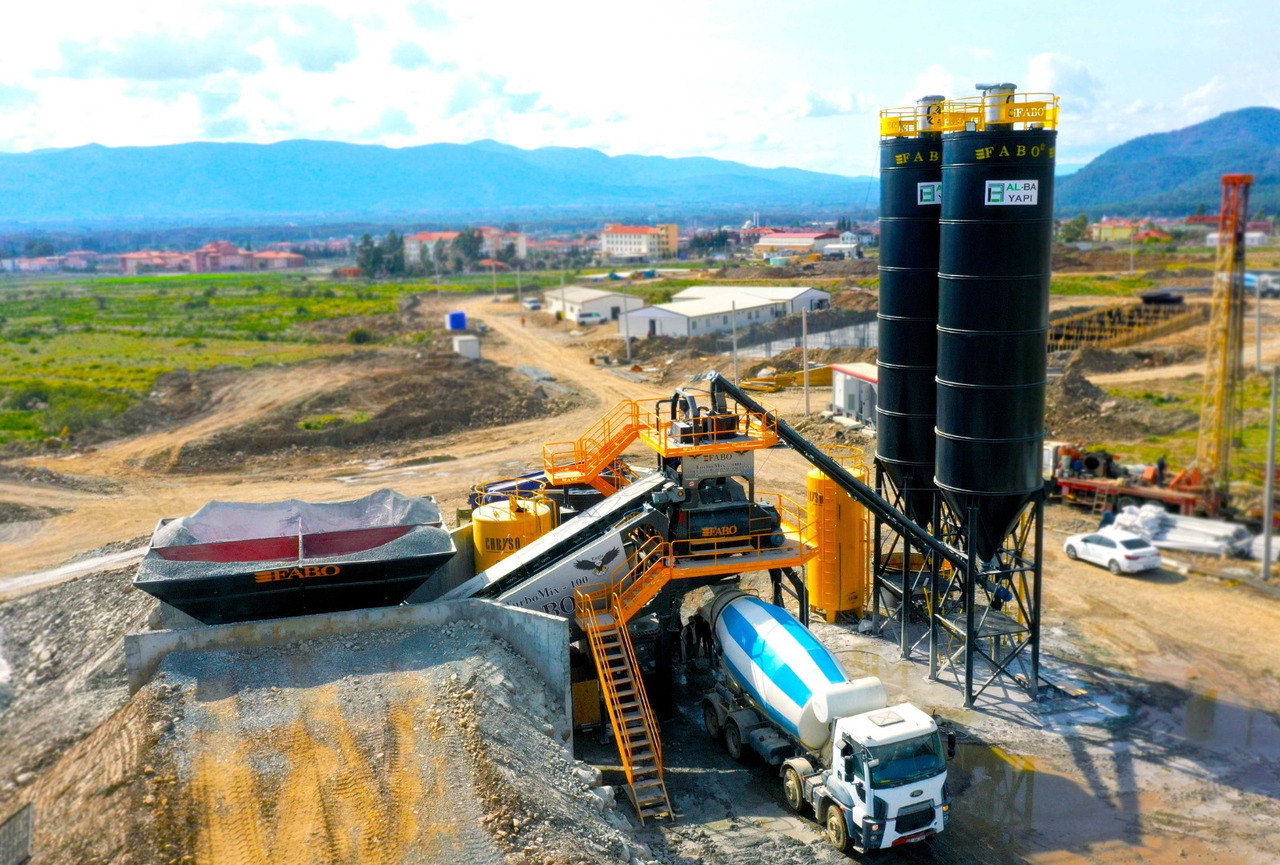 FABO mobile concrete batching plant - Betonara: slika FABO mobile concrete batching plant - Betonara FABO mobile concrete batching plant - Betonara: slika FABO mobile concrete batching plant - Betonara