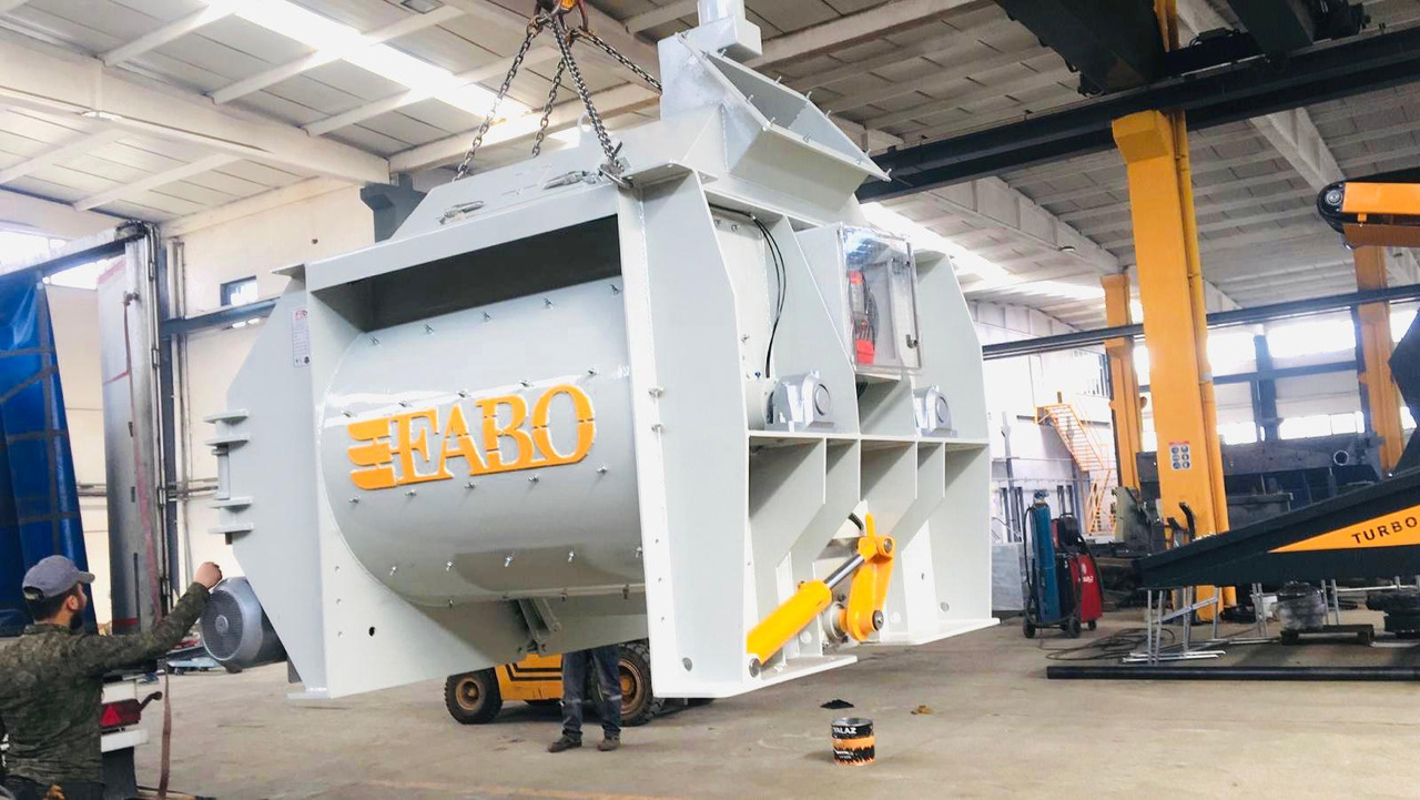 FABO twin shaft mixer - Mješalica za beton: slika FABO twin shaft mixer - Mješalica za beton FABO twin shaft mixer - Mješalica za beton: slika FABO twin shaft mixer - Mješalica za beton