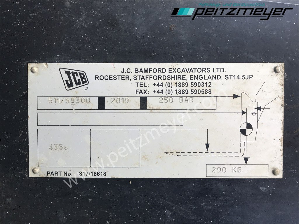 Utovarivač na kotačima JCB RADLADER 435 S: slika Utovarivač na kotačima JCB RADLADER 435 S