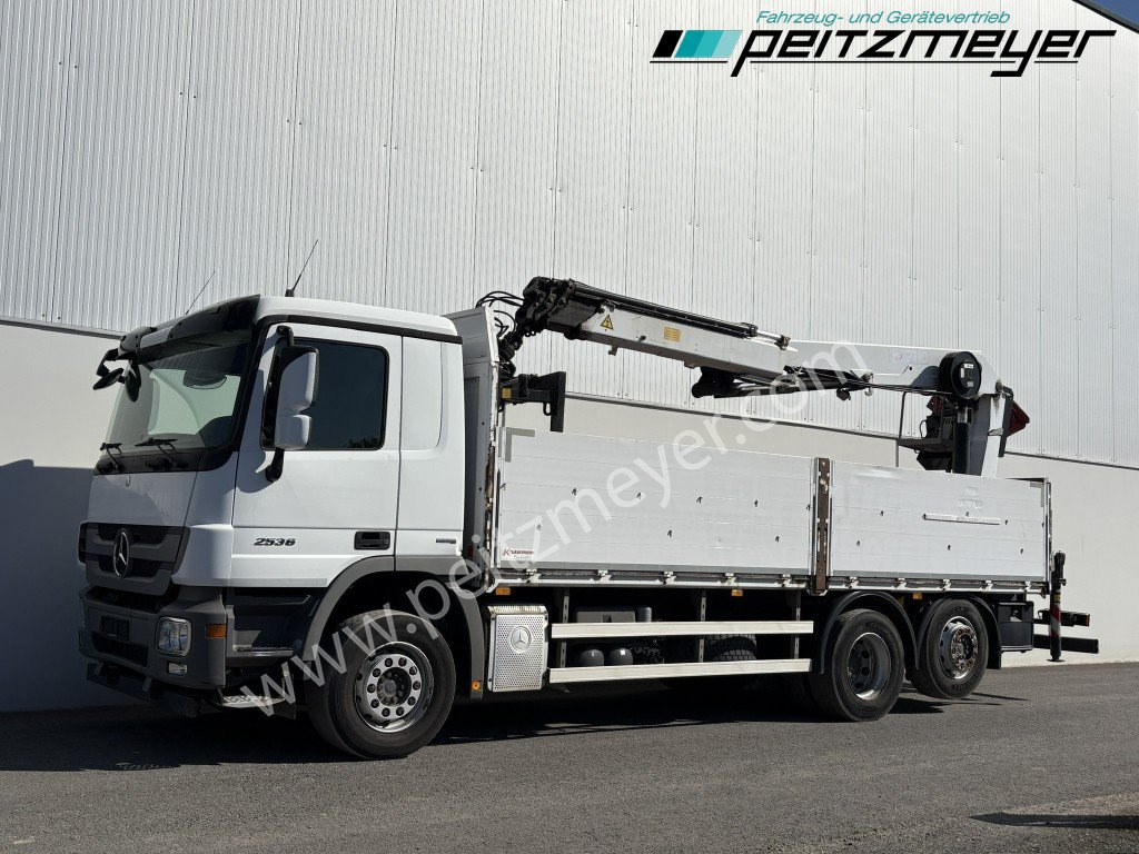 MERCEDES-BENZ Actros 2536 LL Pritsche HMF Heckkran m. Zange Baustoff - Kamion s otvorenim sandukom, Kamion s kranom: slika MERCEDES-BENZ Actros 2536 LL Pritsche HMF Heckkran m. Zange Baustoff - Kamion s otvorenim sandukom, Kamion s kranom MERCEDES-BENZ Actros 2536 LL Pritsche HMF Heckkran m. Zange Baustoff - Kamion s otvorenim sandukom, Kamion s kranom: slika MERCEDES-BENZ Actros 2536 LL Pritsche HMF Heckkran m. Zange Baustoff - Kamion s otvorenim sandukom, Kamion s kranom