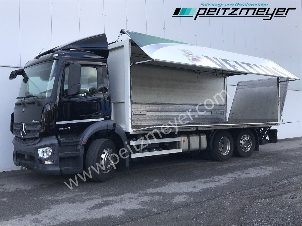 MERCEDES-BENZ Antos 2543 LL Ewers Getränke Retarder, 2 x AHK, LBW 2 t., Lenkachse - Kamion za prijevoz pića: slika MERCEDES-BENZ Antos 2543 LL Ewers Getränke Retarder, 2 x AHK, LBW 2 t., Lenkachse - Kamion za prijevoz pića MERCEDES-BENZ Antos 2543 LL Ewers Getränke Retarder, 2 x AHK, LBW 2 t., Lenkachse - Kamion za prijevoz pića: slika MERCEDES-BENZ Antos 2543 LL Ewers Getränke Retarder, 2 x AHK, LBW 2 t., Lenkachse - Kamion za prijevoz pića