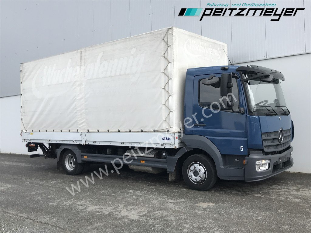 MERCEDES-BENZ Atego 818 L Pritsche+LBW, Klima, 2 x AHK - Kamion s ceradom: slika MERCEDES-BENZ Atego 818 L Pritsche+LBW, Klima, 2 x AHK - Kamion s ceradom MERCEDES-BENZ Atego 818 L Pritsche+LBW, Klima, 2 x AHK - Kamion s ceradom: slika MERCEDES-BENZ Atego 818 L Pritsche+LBW, Klima, 2 x AHK - Kamion s ceradom