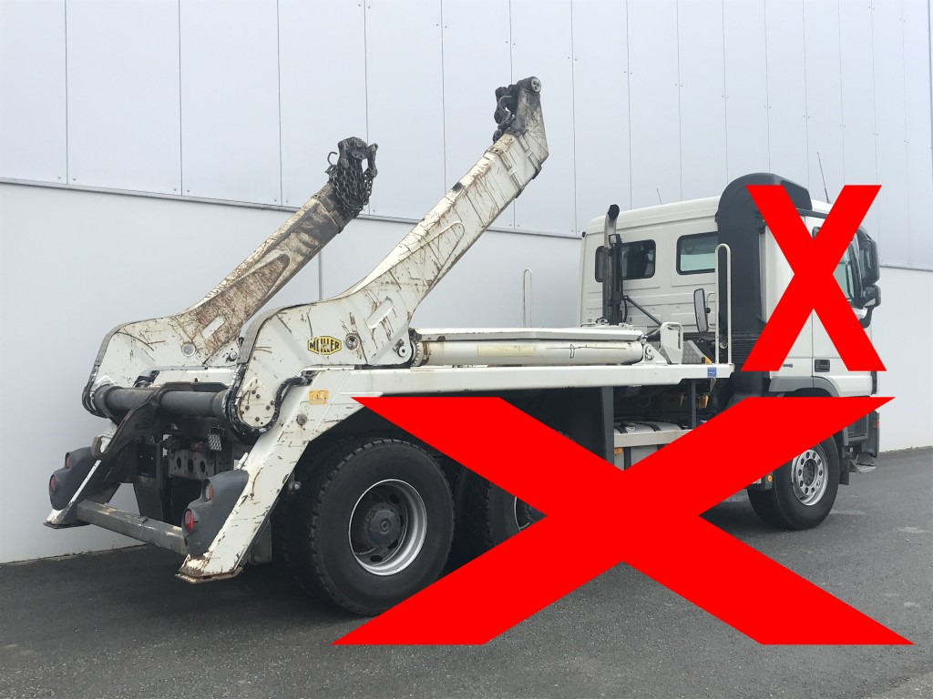 Meiller Absetzkipper AK 16 MTG - Actros 6x4 - Kukasta dizalica/ Sustav s proklizavajućim upravljanjem: slika Meiller Absetzkipper AK 16 MTG - Actros 6x4 - Kukasta dizalica/ Sustav s proklizavajućim upravljanjem Meiller Absetzkipper AK 16 MTG - Actros 6x4 - Kukasta dizalica/ Sustav s proklizavajućim upravljanjem: slika Meiller Absetzkipper AK 16 MTG - Actros 6x4 - Kukasta dizalica/ Sustav s proklizavajućim upravljanjem