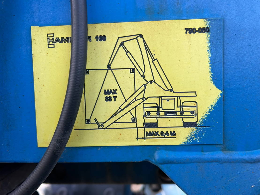 Transporter kontejnera/ Poluprikolica s izmjenjivim sanducima Hammar Sideloader 160 E / 20ft - 2 x 20 ft - 40 - Containers / 33 tons lifting c: slika Transporter kontejnera/ Poluprikolica s izmjenjivim sanducima Hammar Sideloader 160 E / 20ft - 2 x 20 ft - 40 - Containers / 33 tons lifting c