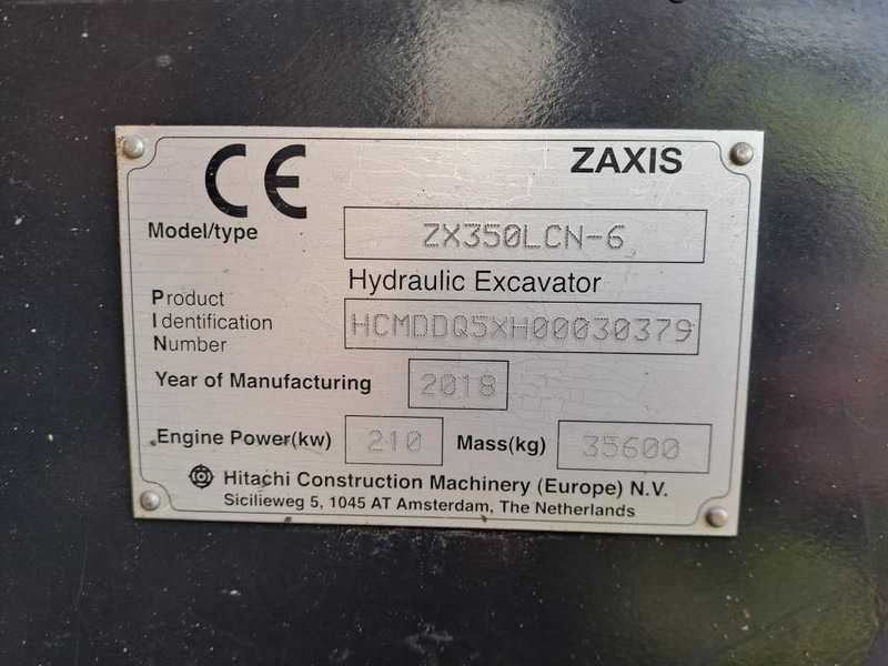 Bager gusjeničar Hitachi ZX 350 LCN-6: slika Bager gusjeničar Hitachi ZX 350 LCN-6